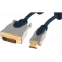 Vaizdo kabelio adapteris ShiverPeaks SP77481 1,5 m HDMI A tipas – DVI-D mėlynas chromuotas