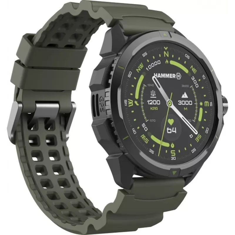 Hammer Watch 2 | Išmanusis laikrodis | AMOLED | 1.5 inch | Karinė versija