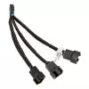 EK Water Blocks EK-Cable Y-Weiche 3x 4-Pin-PWM ventiliatoriui - 10 vnt.