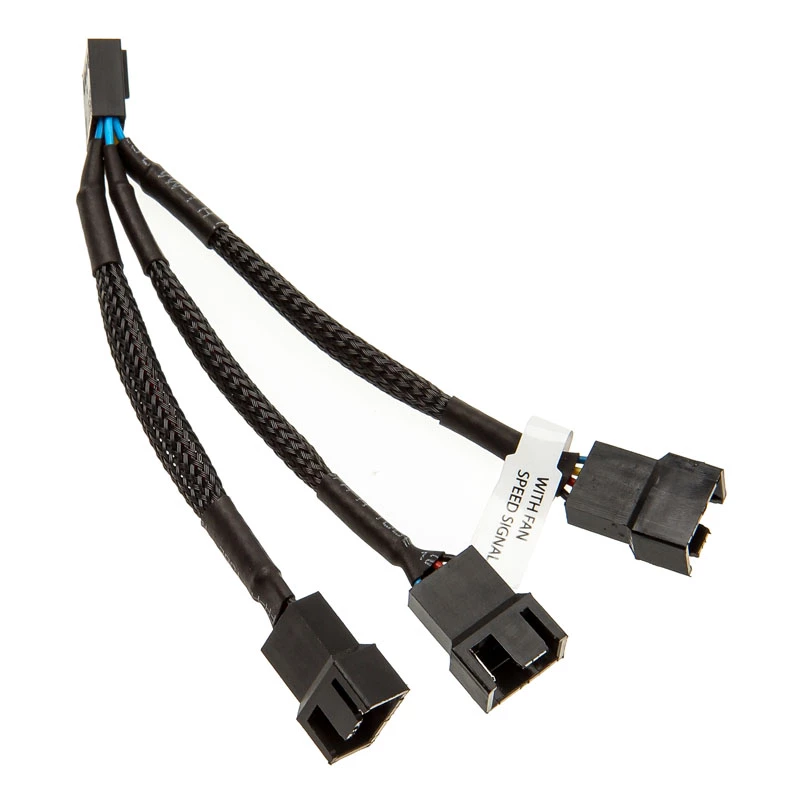 EK Water Blocks EK-Cable Y-Weiche 3x 4-Pin-PWM ventiliatoriui - 10 vnt.