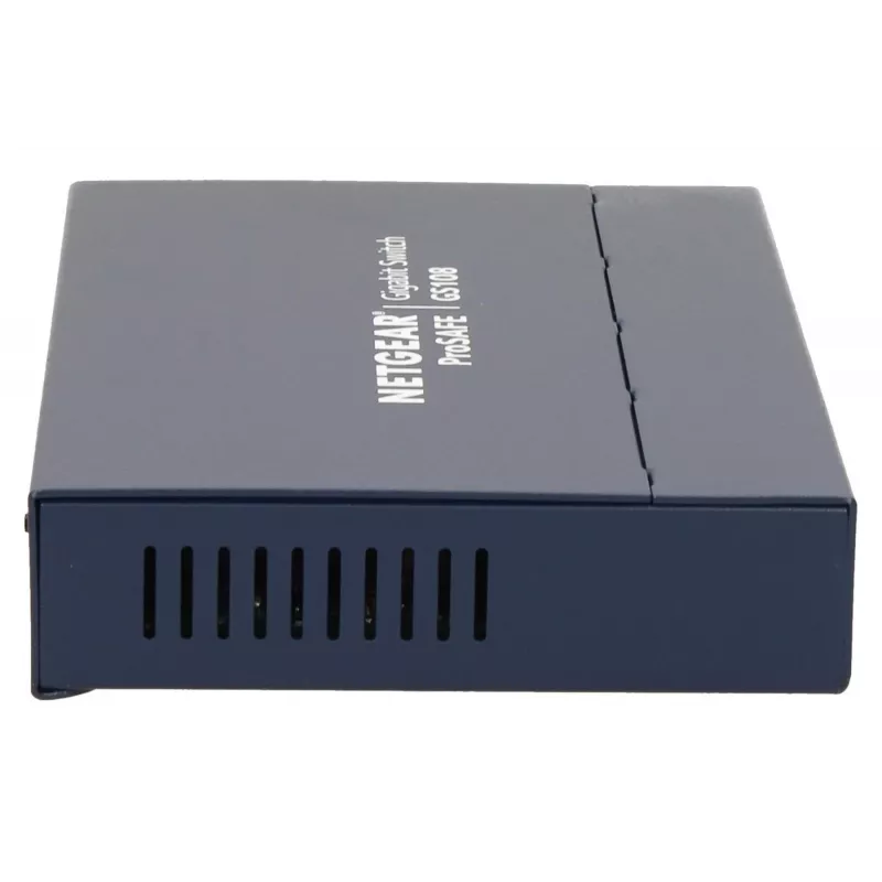 Nevaldomas jungiklis NETGEAR GS108GE, 8 prievadų, Gigabit Ethernet, 16 Gbit/s