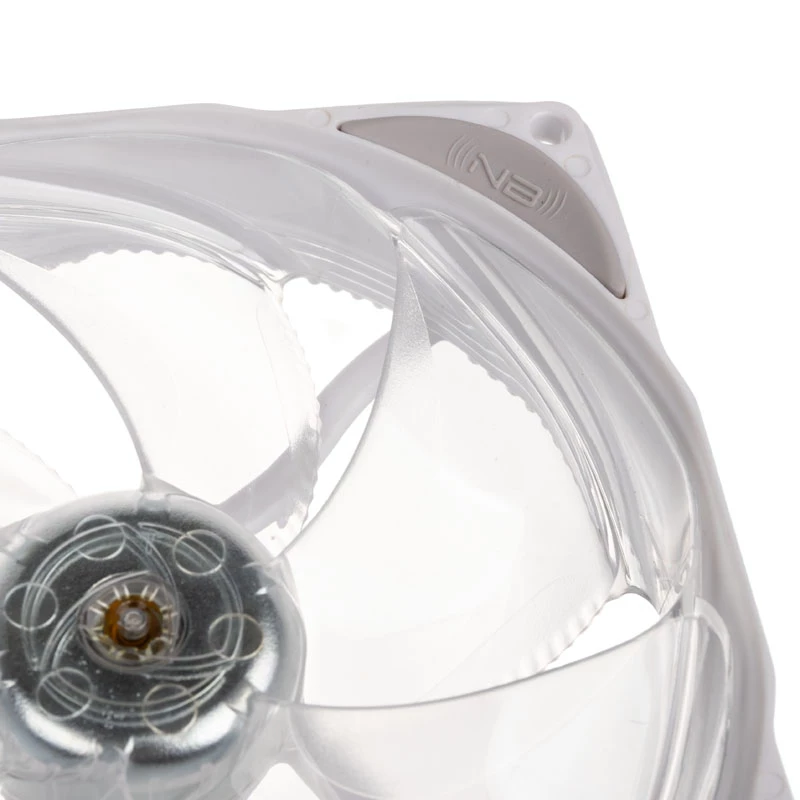 NOISEBLOCKER B12X-P 120mm ARGB korpuso ventiliatorius baltas