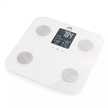Svarstyklės ETA Personal Scale Lena, balta, 180 kg, 100 g, KMI