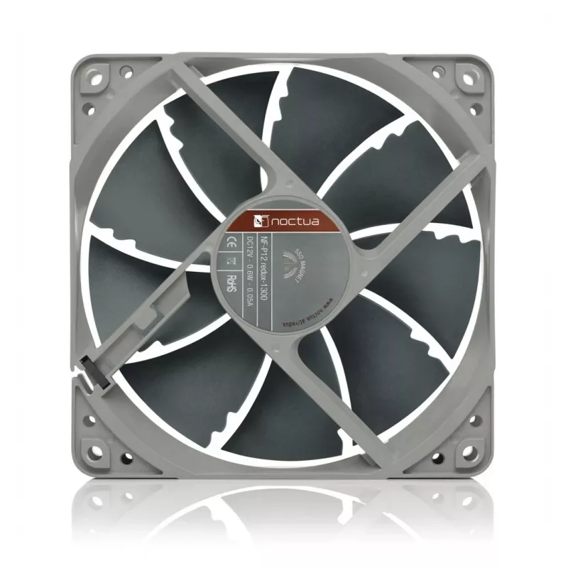 Noctua NF-P12 redux-1300 120mm korpuso ventiliatorius pilkas