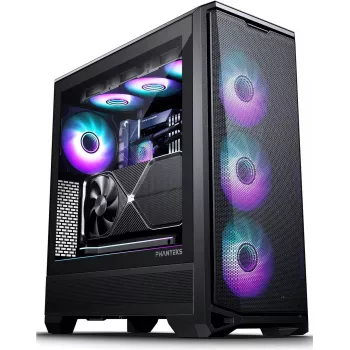 PHANTEKS Eclipse G400A Midi-Tower, grūdintas stiklas, D-RGB, juodas