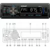 Automobilinis FM radijo imtuvas PRIME3 CRA21 BT su Bluetooth ir FM imtuvu