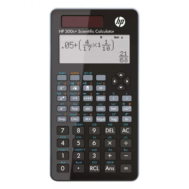 HP 300SPLUS/INT BX mokslinis skaičiuotuvas, 315 funkcijų, 155x84x20mm, juodas