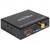 HDMI garso išskyriklis stereofoninis / 5.1 kanalų 4K, adapteris juodas