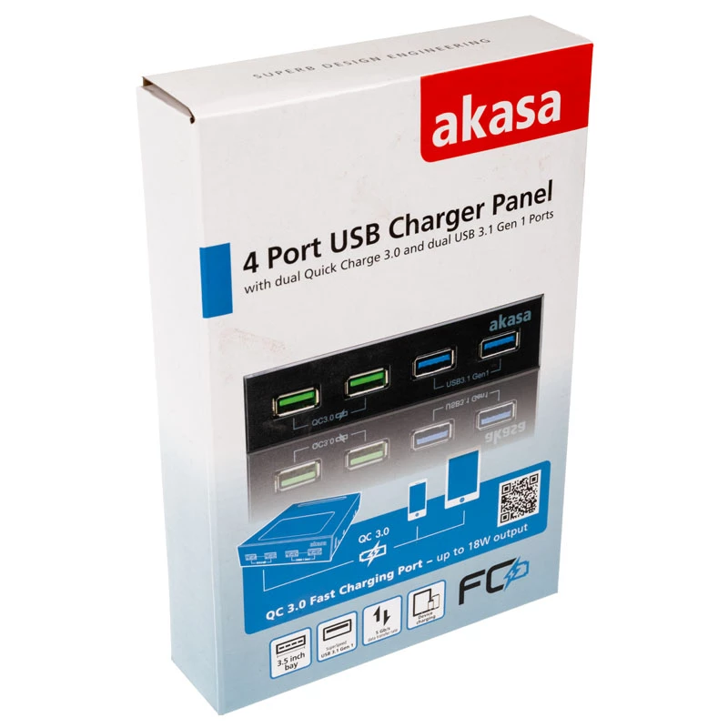 Priekinis skydelis Akasa AK-ICR-34 Universal
