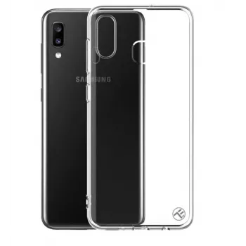 Silicone dėklas Tellur Samsung Galaxy A20, skaidrus, minkštas apsauginis