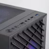 PC korpusas TACENS Mars Gaming MC-VORTEX Mini Tower Mini-ITX/Micro-ATX grūdintas stiklas juodas, 3x120mm, 27,3 cm GPU, 162 mm CPU aušintuvas