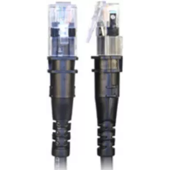 PatchSee ThinPATCH - Patch laidas - RJ-45 (M) į RJ-45 (M) - 2,7 m - 4,9 mm - FTP - CAT 6a - IEEE 802.3at - Ekranuotas, be halogenų - Juoda (TP-6A-F/9)