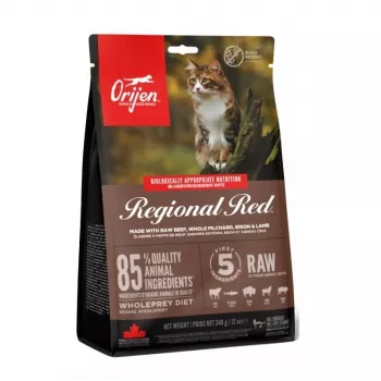 ORIJEN Regional Red Cat – sausas ėdalas katėms – 340 g