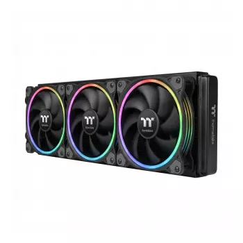 120 mm THERMALTAKE TS120 EX RGB korpuso ventiliatorius, 3 vnt. pakuotė, juodas