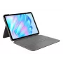 Logitech 920-012632 Pilka – Dėklas su klaviatūra ir valdymo kilimėliu, skirtas Apple iPad Air 11 colių (M2)