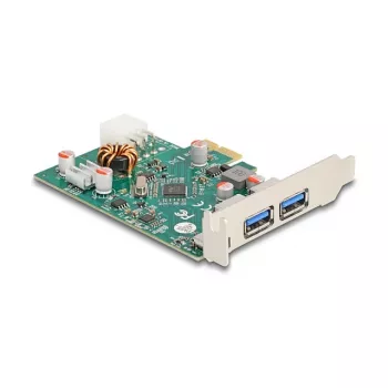 DeLOCK PCI Express x1 plokštė USB Type-C PD 30W 2x USB Type-A 5Gbps