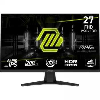 MSI MAG 274FDE žaidimų monitorius 68,6 cm (27 inch), juodas, FullHD, Rapid-IPS, HDR Ready, Adaptive-Sync, 200 Hz