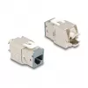 DeLOCK 88120 plokščias RJ-45 keystone modulis, pilkas, 10 vnt.