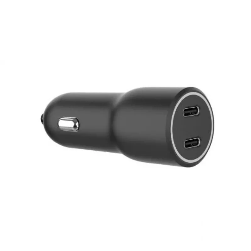 Gembird TA-UC-C2PD40-CAR-01 automobilinis maitinimo adapteris, juodas