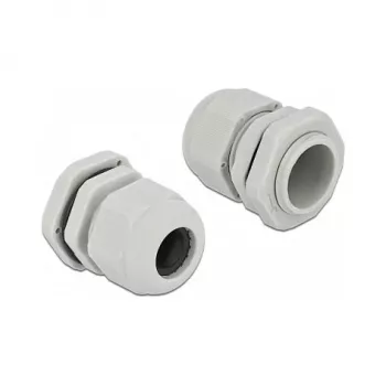Kabelio įvadas DeLOCK 60219 pilkas plastikinis 10 vnt.