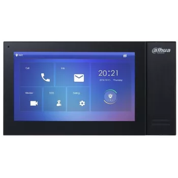 Vaizdo domofonas DAHUA VTH2421FB – 7 colių LCD 1024×600, 1.5 W garsiakalbis, Fast Ethernet, G.711, TCP/IP, Linux