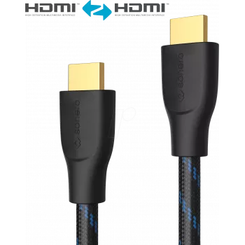 PureLink Sonero Premium HDMI Kabel X-PHC011-030HDMI 2.0 HighSpeed Nylonmantel - Kabel - Digital/Display/Video