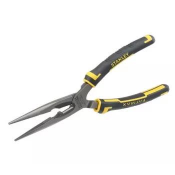 Replės siaurosios Stanley FatMax Long Nose Pliers juodos geltonos 200 mm 203 g