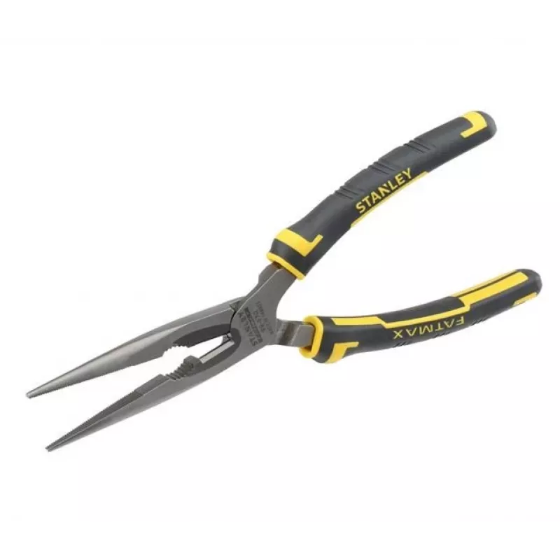 Replės siaurosios Stanley FatMax Long Nose Pliers juodos geltonos 200 mm 203 g