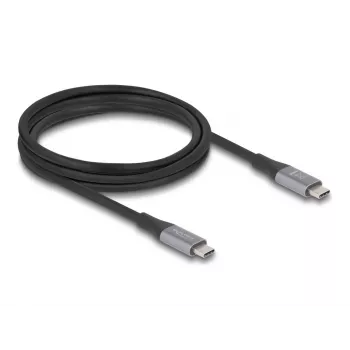 USB-C laidas DeLOCK 81192 USB4 Gen 2x2 2m juodas/pilkas