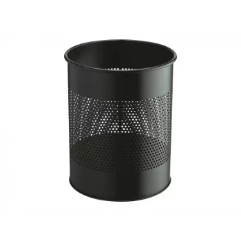 Durable šiukšlių dėžė popieriui - apvali - 15 L - plienas