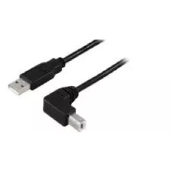 Microconnect USBAB2ANGLE10 USB A – USB B kabelis 10 m juodas