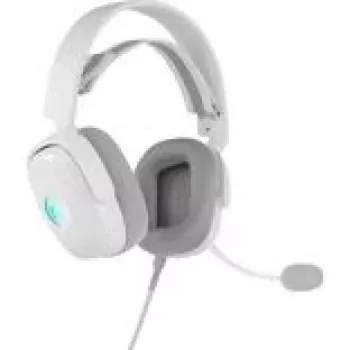 Ausinės QPAD GAMIAC HS71 laidinės, lankeliu, USB Type-C, cirkumaurinės, 20–20000 Hz, 2,2 m laidas, baltos