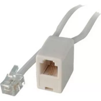 Modulinis RJ ISDN telefono prailginimo kabelis ShiverPeaks 70226-8/4W su 8/4 Western jungtimi