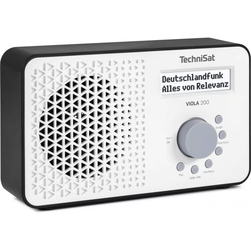 TECHNISAT VIOLA 200 balta/juoda HD DVB‑S2 imtuvas