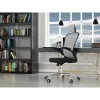 Biuro kėdė top e shop DORY SZARY – paminkštinta sėdynė, tinklinis atlošas, 650×620 mm, aukštis iki 122 cm