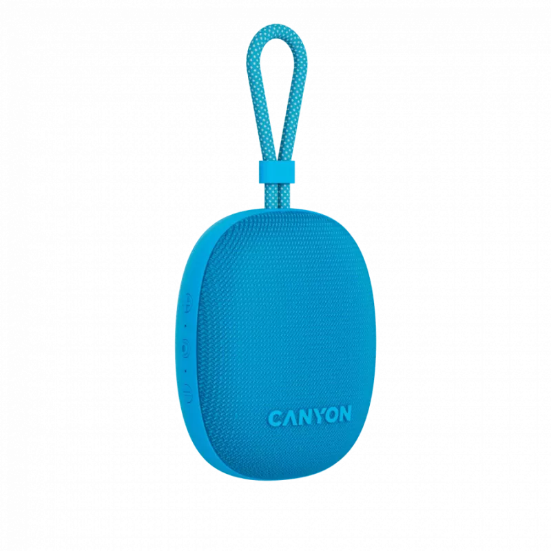 Canyon OnMove 12 – nešiojamas Bluetooth 5.3 garsiakalbis, 5W, TWS, IPX7, 12 val., USB-C įkrovimas