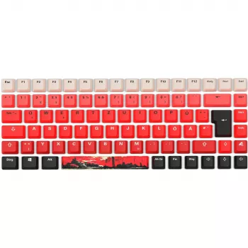 Mechaninė žaidimų klaviatūra Sharkoon SKILLER SGK50 S3 Red Black su RGB apšvietimu