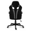 Huzaro FORCE 2.5 GREY MESH Žaidimų kėdė su tinkliniu sėdėjimu Juoda, Pilka