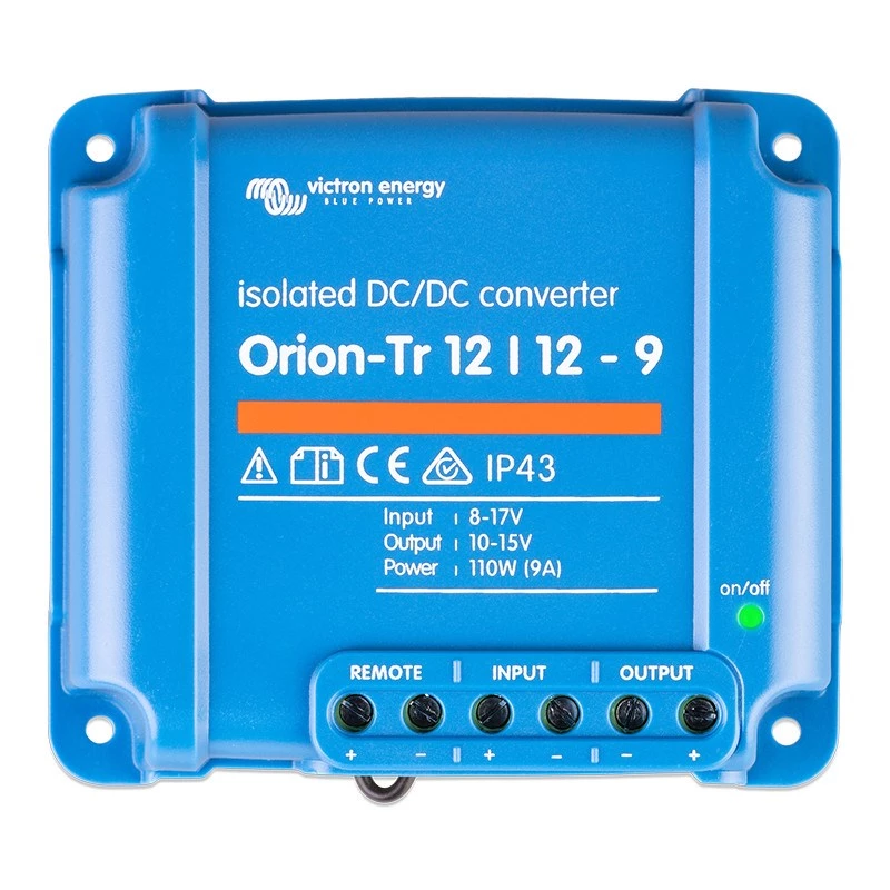 Maitinimo šaltinis Orion-Tr 12/12-9A ORI121210110R 110W, nuolatinės srovės keitiklis 12V į 12V 9A