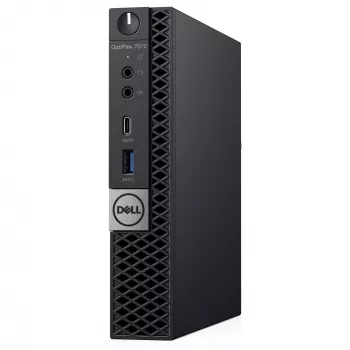 Mini PC tecXL OptiPlex 7070 MP (atnaujintas) — Intel Core i3-9100T, 16 GB DDR4, 256 GB SSD, Windows 10 Pro, MFF