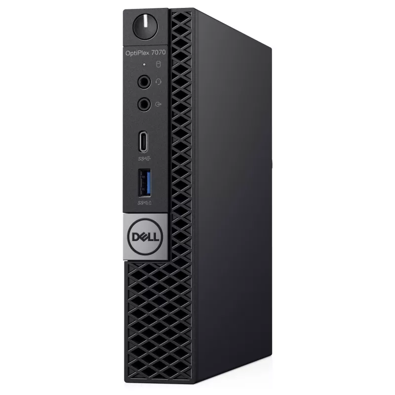 Mini PC tecXL OptiPlex 7070 MP (atnaujintas) — Intel Core i3-9100T, 16 GB DDR4, 256 GB SSD, Windows 10 Pro, MFF