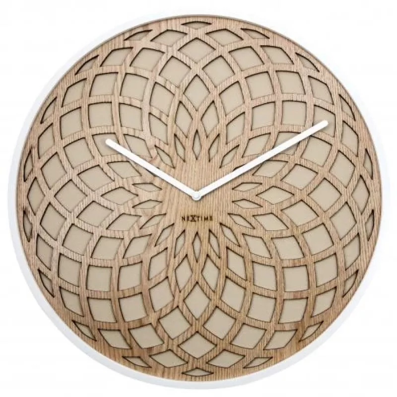 NeXtime klok 3150be Sun Small, Ø35 cm, sieninis, smėlio spalvos
