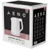 AENO EK2 elektrinis virdulys: 1850-2200 W, 1,5 l, Strix, dvigubos sienelės, neįkaitantis korpusas, automatinis išsijungimas, apsauga nuo virimo be vandens