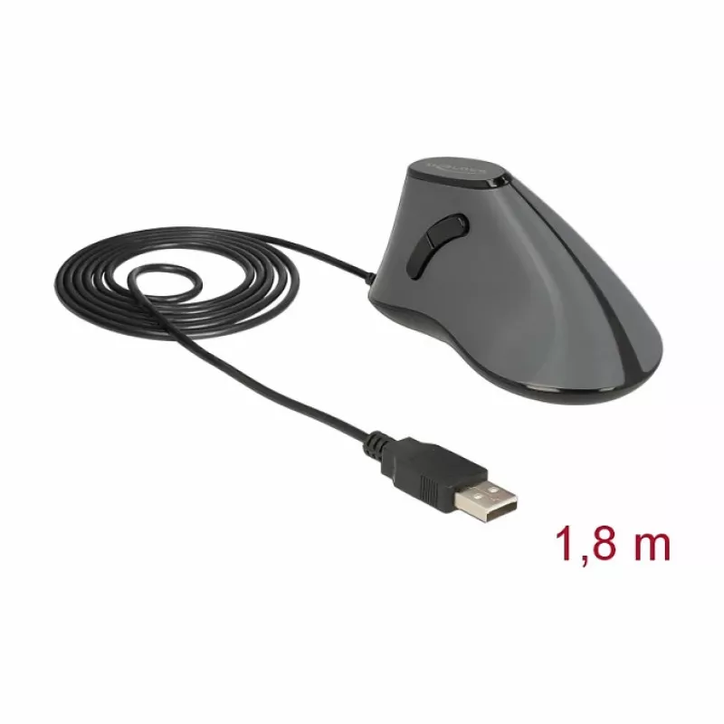 Delionės pelė Delock 12527 pilka