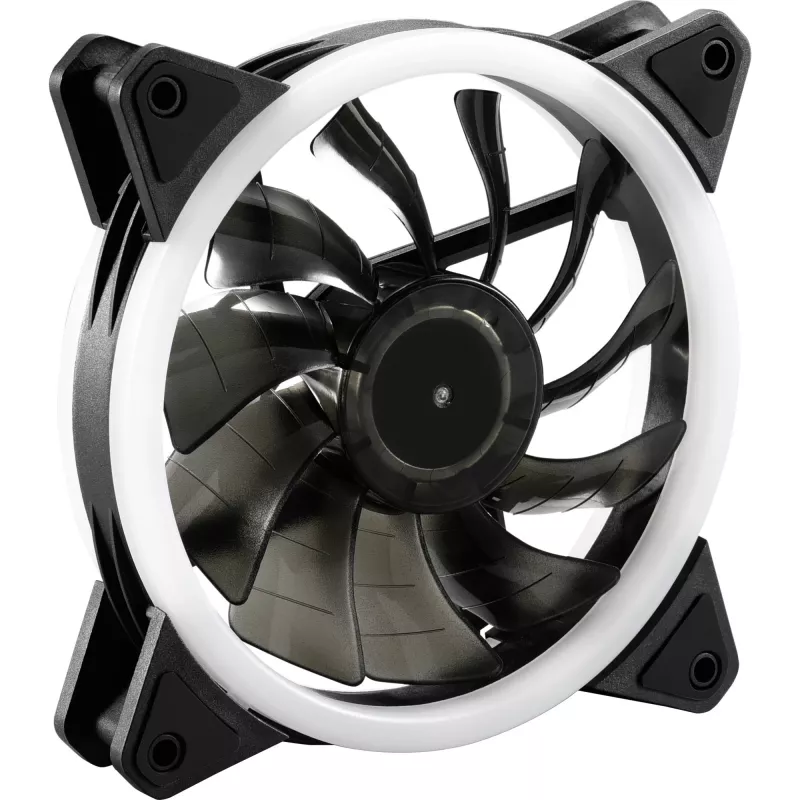 SHARKOON Shark Blades PWM ARGB 120mm korpuso ventiliatorius – juodas