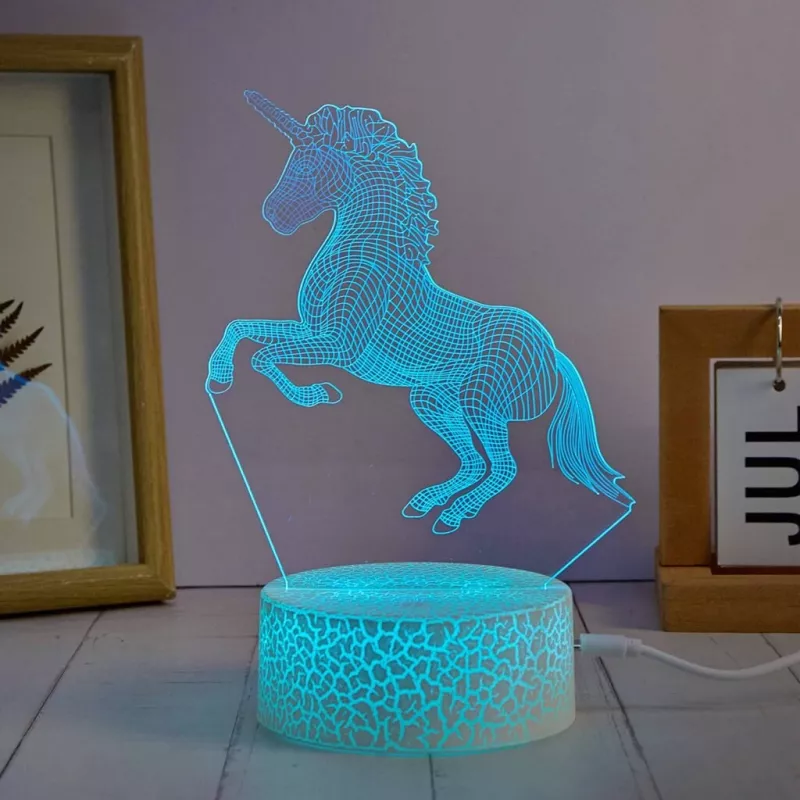 Manta SNL116RGB RGB 3D arklio dekoratyvinė LED lempa