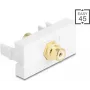 Cinch jungtis DELOCK Easy 45 model 90861, auksuota
