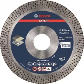 Bosch 2 608 900 654 Expert HardCeramic deimantinis pjovimo diskas, 115 mm, kietoms plytelėms, kietam akmeniui