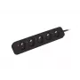 Lanberg PS0-05E-0300-BK ilginimo laidas 3 m 5 AC išėjimai vidaus juodas
