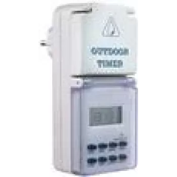 Skaitmeninis laikmatis kištukinis AS Schwabe 24033, programuojamas, max 3500 W, IP44
